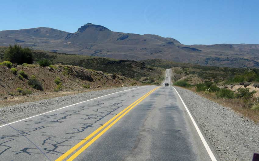 14 februari 2010; Chili, over Ruta 40 op weg naar Esquel