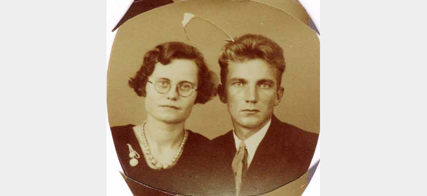 aangeleverde foto van echtpaar