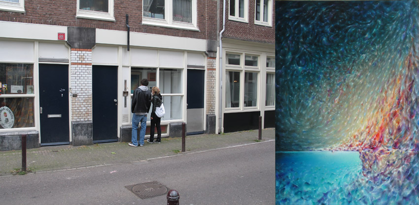 etalage Koningsstraat 6 in oktober 2009