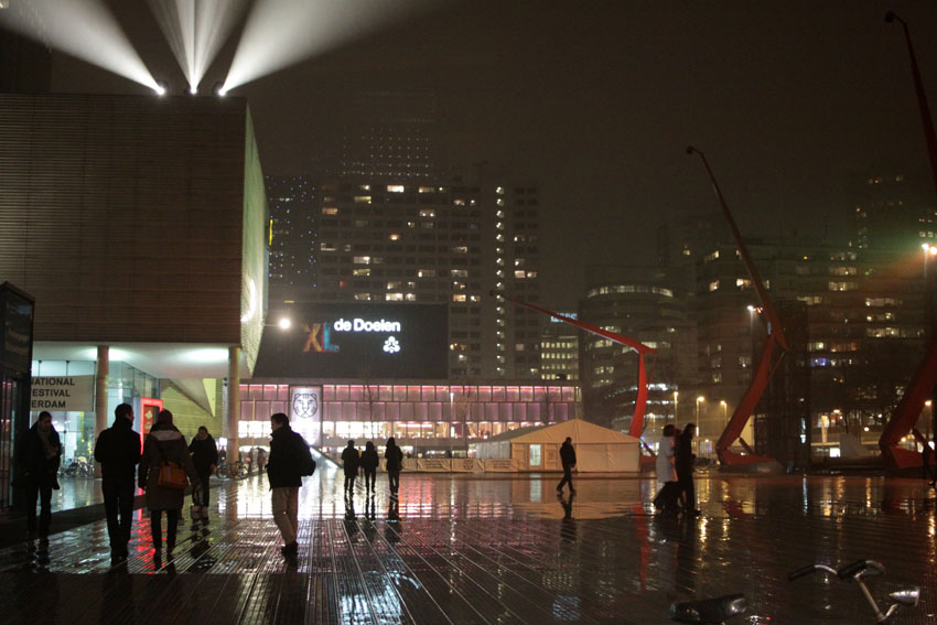 2011 Schouwburgplein Rotterdam tijdens IFFR