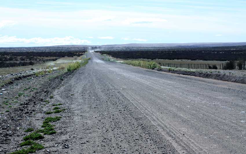 28 februari 2010; Argentina, op weg naar het "Parque Nacional los Glaciares"