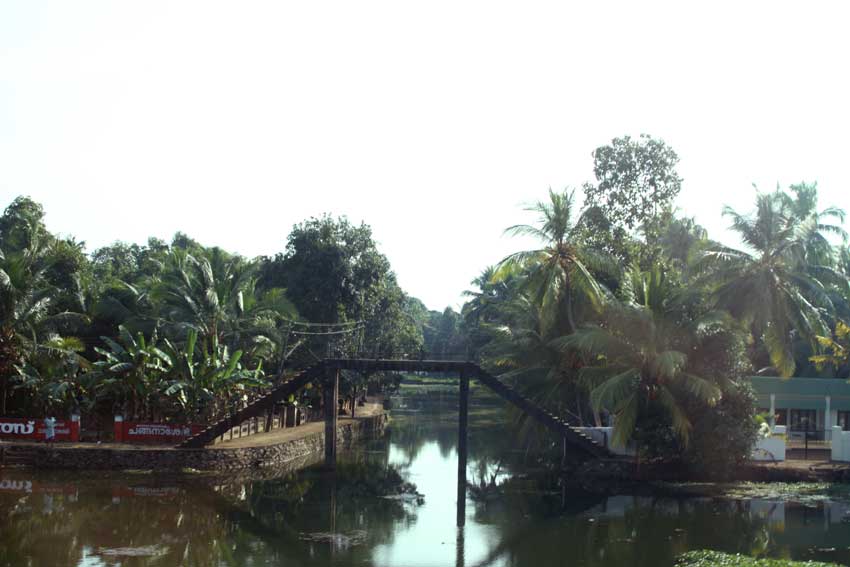 in the backwaters