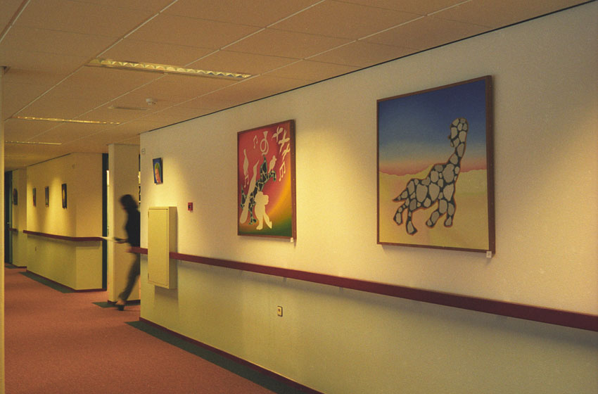 Sjaak werk ge-exposeerd