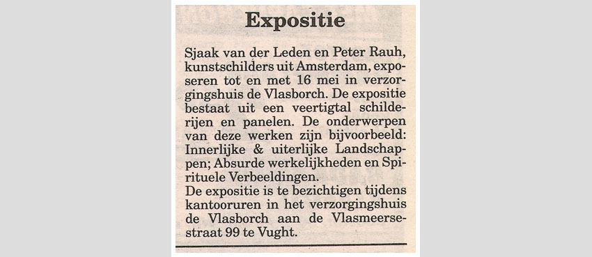 aankondiging expo Vlasborch