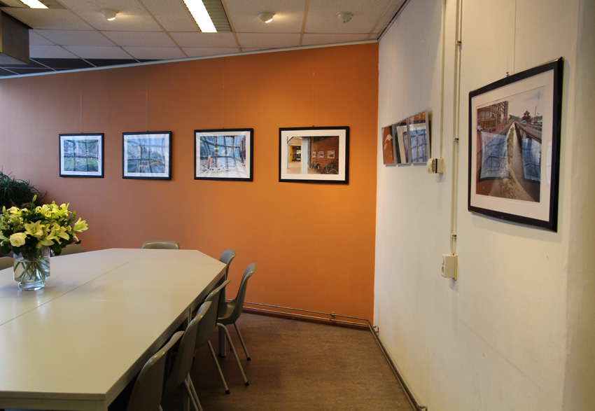 foto's in vergaderzaal  Wijkcentrum
