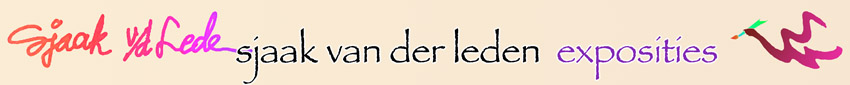 sjaak van der Leden, letter, deco, expo & foto Home